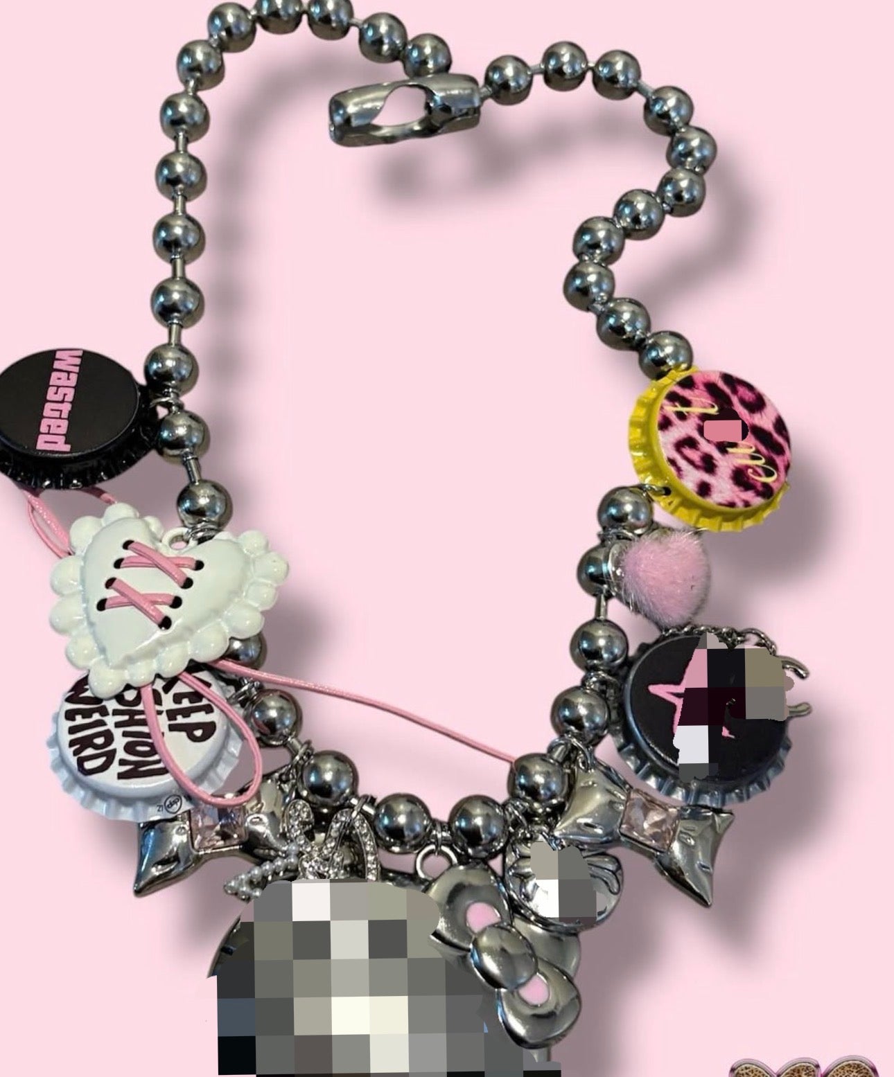 (Freestyle) Bottle Cap Necklace (pls read description)
