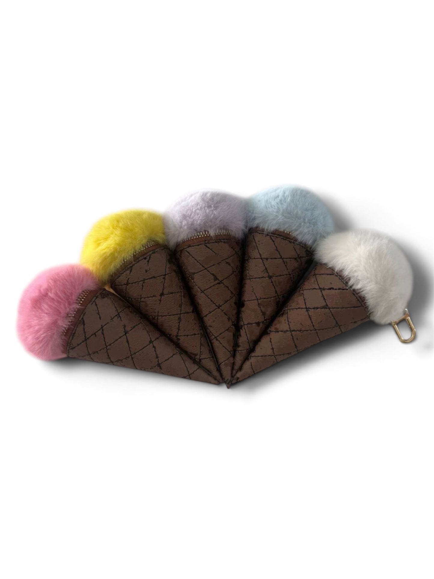 Lux Lou leather bag charm 🍦 preorder