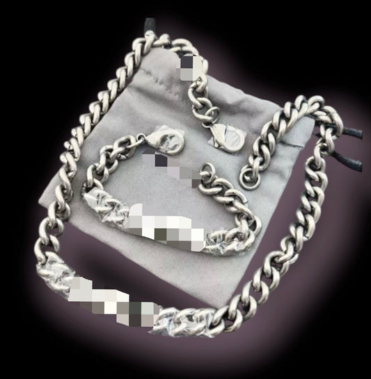 Luxe Bracelet & Necklace Set 🎀 (read description)