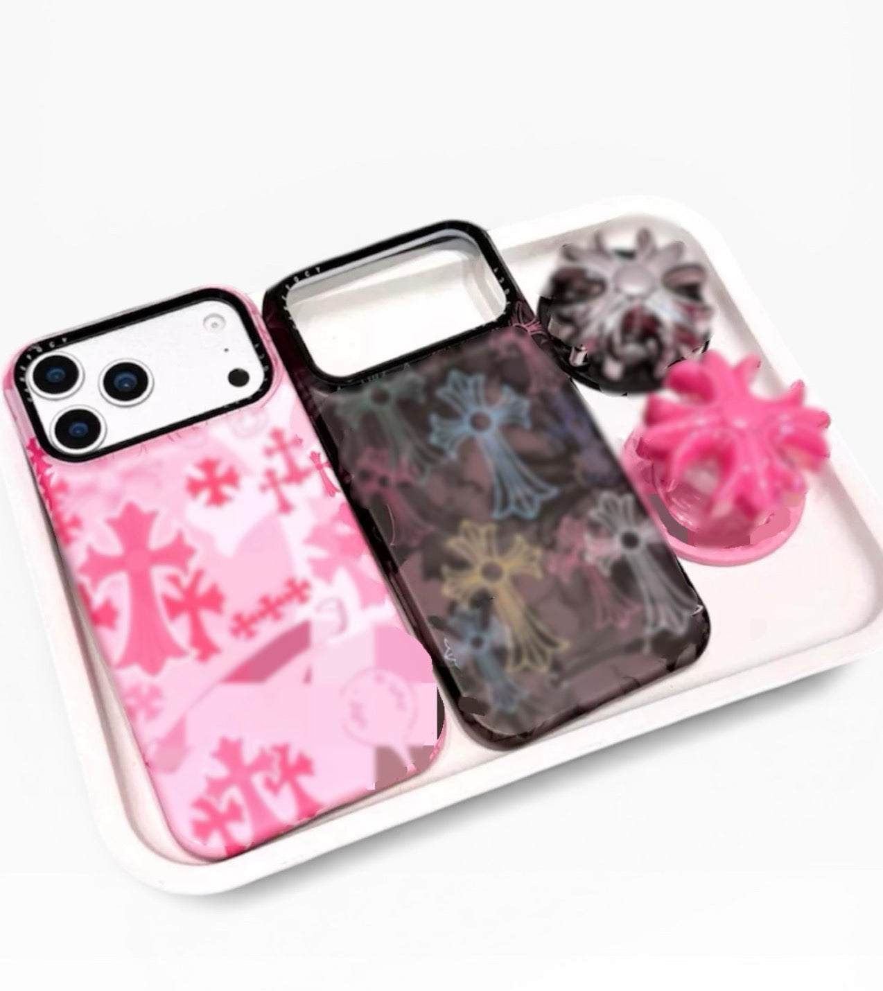 Trendy Cross Case | Pop Socket (read description) 🎀