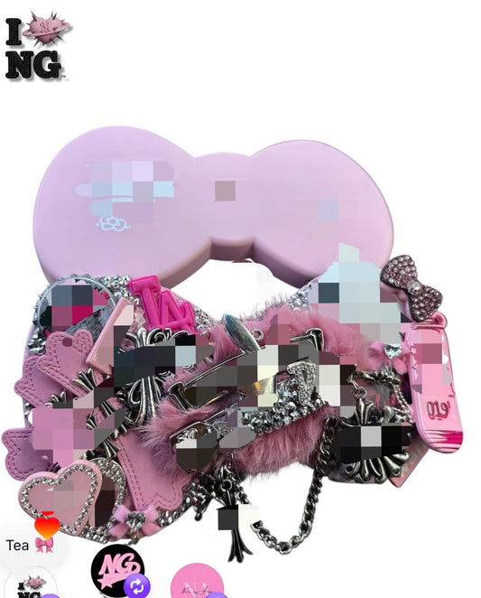 Kitty Bow LED Mirror 🎀 (Freestyle Read Description)